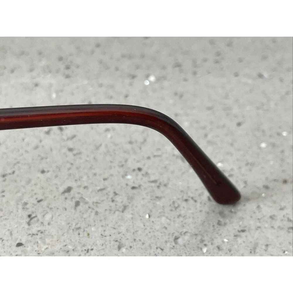 ROMCO 4 1/2- 5 3/4 Eyeglasses Brown Square Frames ONLY Full rim